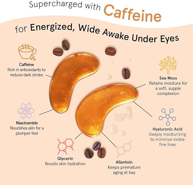 grace & stella Caffeine Under Eye Patches - Image 4