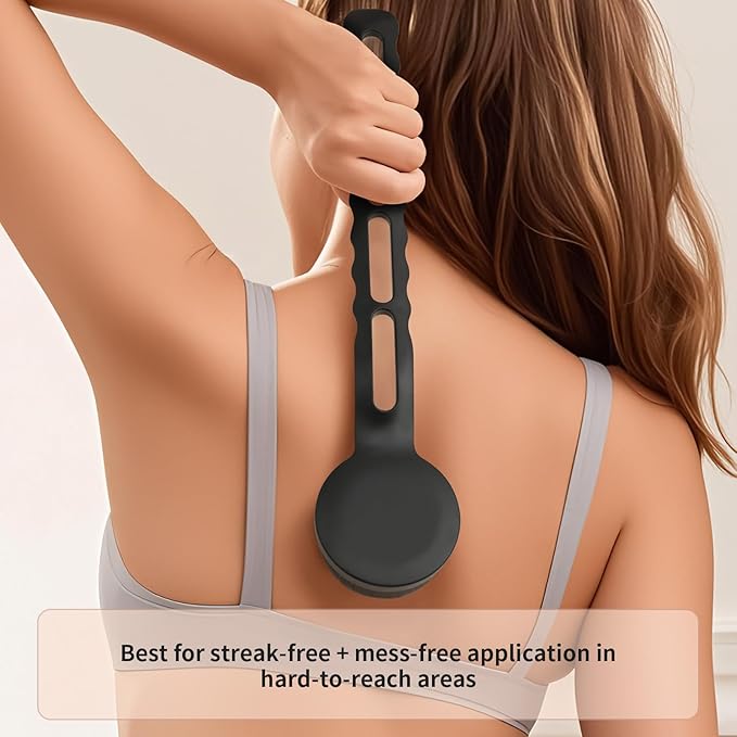 docolor Self Tanner Back Applicator, Plastic Long Handle Back Tanning - Image 2