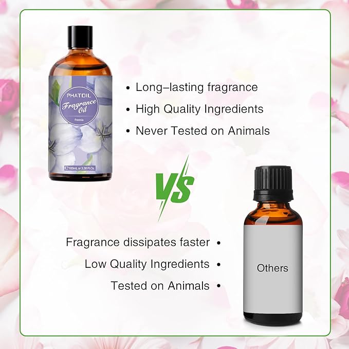 PHATOIL 3.38FL.OZ Freesia Fragrance Oils - Image 6