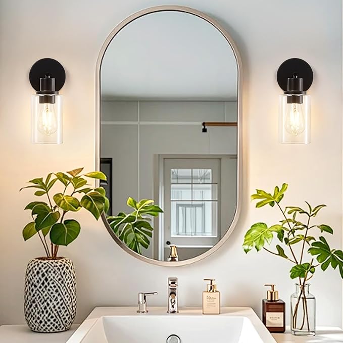 DLLT Wall Sconces Set of Two: Modern Bathroom Vanity Light Fixtures - Image 5