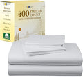 California Design Den Soft 100% Cotton Full Sheet Set, 400 TC Good Housekeeping by CaliforniaDesignDen