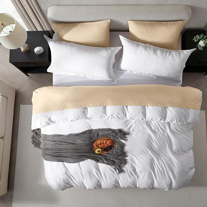 Nestl White Duvet Cover Full Size - Image 5