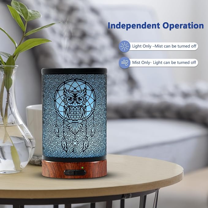 EQUSUPRO Essential Oil Diffuser 150ml Metal Aromatherapy Oil Diffuser - Image 4