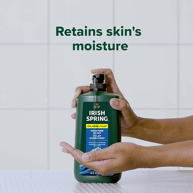 Irish Spring Moisture Blast Body Wash, 30 Oz Pump - Image 9