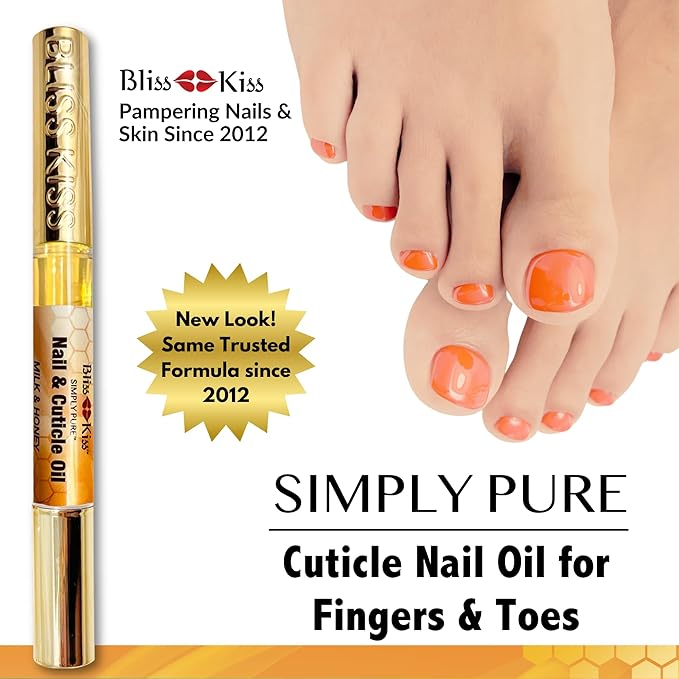 Bliss Kiss | 1 Milk & Honey | Nail Oil Cuticle Pen w/Vitamin E & Jojoba⏤Nail - Image 7