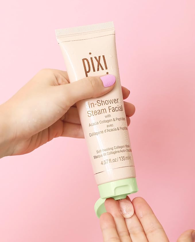 Pixi In-Shower Steam Facial | Gel-to Oil Cleanser - Image 2