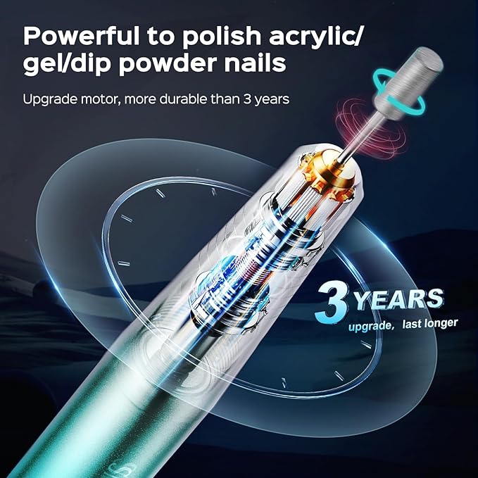 COSLUS C40 Electric Nail Drill File Professional: - Image 5
