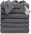 Lavisun Full Flat Sheets only, 6 Pack Bulk Top Sheets by Lavisun