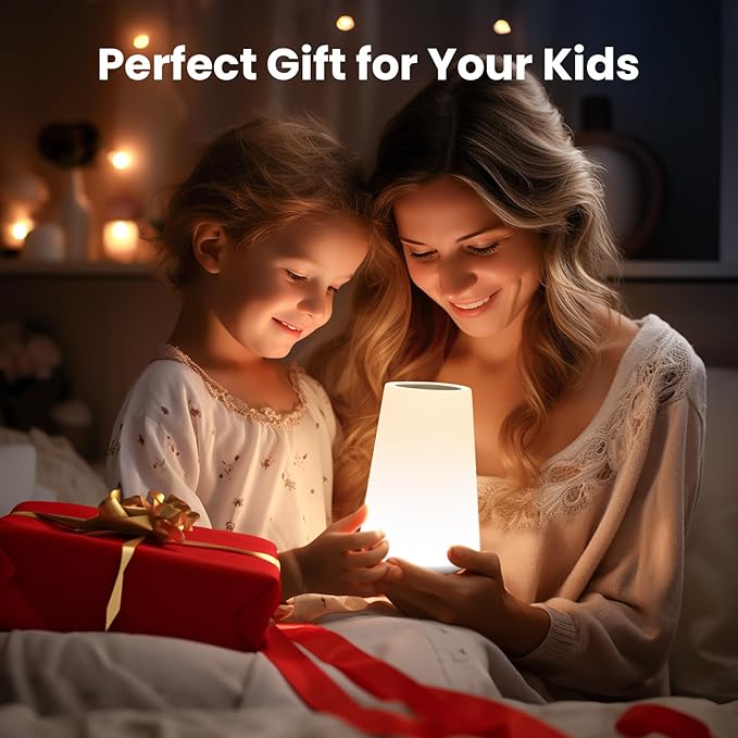 THAUSDAS Night Light, Dimmable Touch Lamp - Image 7