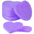 50-Count Facial Sponges Compressed, 100% Natural Cellulose Face Sponge by Mainlyrunmakeupsuppliers
