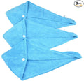 HOPESHINE Women's Soft Shower Hair Towel Twist Hair Turban Wrap Drying Cap by HOPESHINE