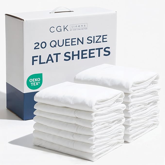 Queen Size Flat Sheets by CGKUnlimited