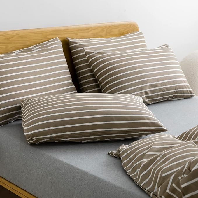 JELLYMONI Twin Duvet Cover Set, Cotton Duvet Cover 2 Pieces - Image 7