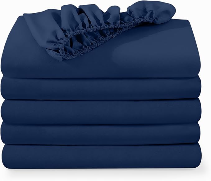 Bare Home 5-Pack Fitted Bottom Ultra-Soft Sheets King by BareHome