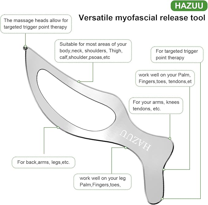 Stainless Steel Guasha Scraping Massage Tool - Image 2