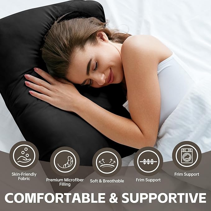 HIMOON Bed Pillows for Sleeping 4 Pack, King Size Cooling Pillows Set of 4 - Image 2