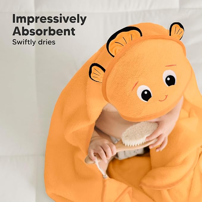 KeaBabies Hooded Baby Towel for Newborn - Image 5