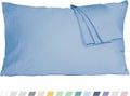 Pillow Cases, King Size Cotton Percale Weave Pillowcases, Pre-Shrunk Breathable by HOMTEC