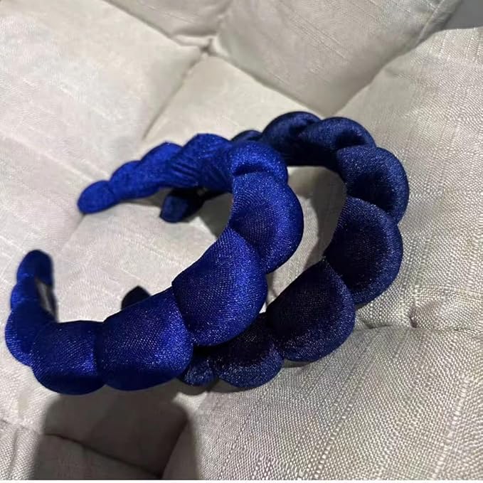 Fashion Headbands for Women Padded Fabric Hair Bands Wide Velvet Non Slip - Image 6