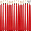 WPONSZU 14 Pack Tall Red Taper Candles 10 Inch Unscented Dripless Candlesticks by WPONSZU