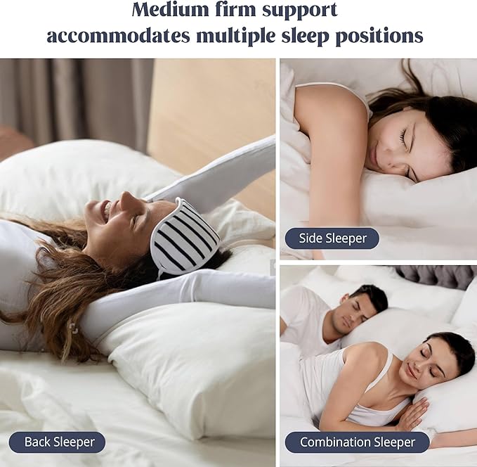 puredown® Goose Feather Down Sleeping Pillows Soft Bed Pillows - Image 4