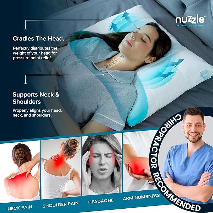 Nuzzle Cooling Adjustable Pillow - Image 3