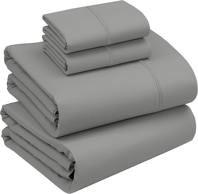 RUVANTI 100% Cotton Sheets – King Size Percale Bedding, Cooling & Breathable by Ruvanti