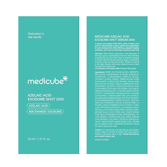 medicube Exosome Shot Azelaic Acid 2, 000 PPM Spicule Facial Serum | Calm - Image 8