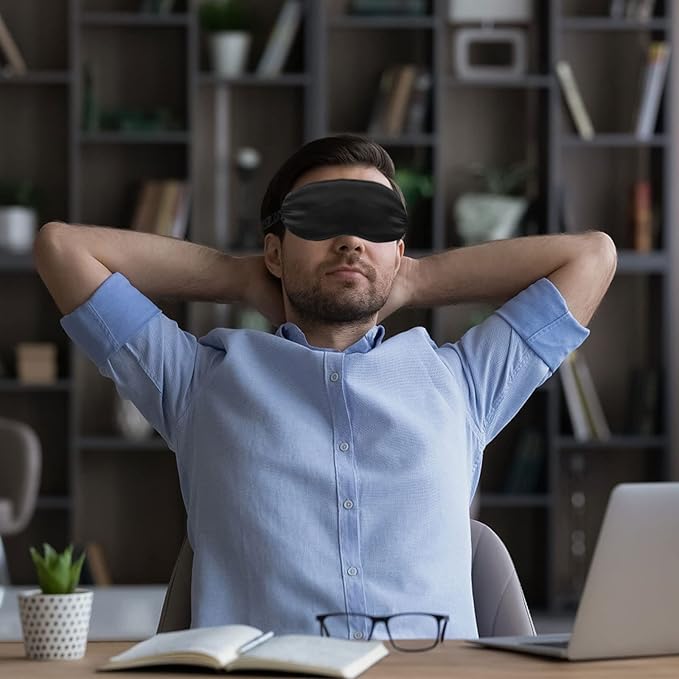 2Pack Silk Sleep Mask, Eye Mask - Image 7