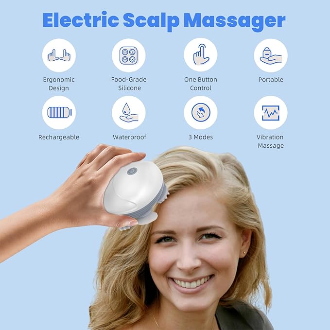 Upgraded Electric Scalp Massager - Image 2