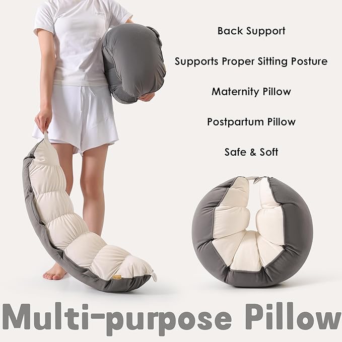 Peallow – Long Round Body Pillow - Image 6
