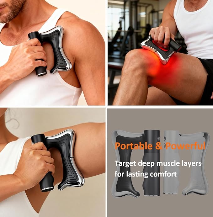 Heated Muscle Scraper Tool –Electric Fascia Knife Massager Heating and Vibration - Image 7