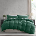 Nestl Dark Green California King Duvet Cover Sets by Nestl