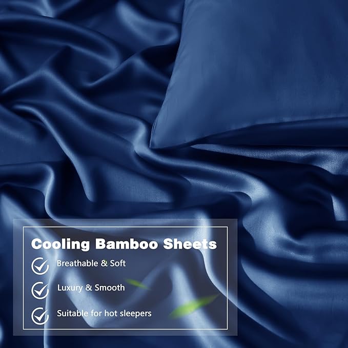 Homiest Cooling Pillow Cases Queen Size Set of 2, 100% Rayon Derived from - Image 4