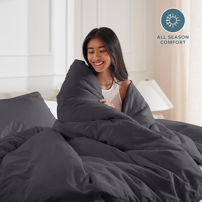 Bare Home Bedding Duvet Cover Oversized Queen - Image 3
