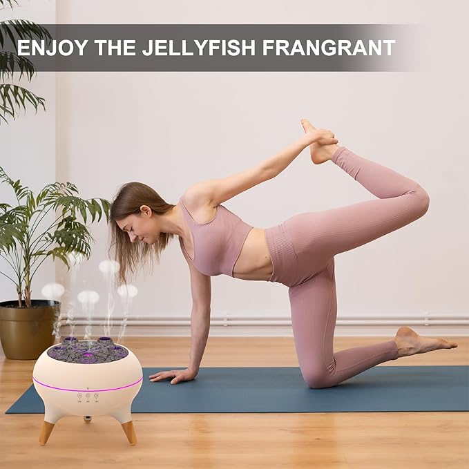 Jellyfish Diffuser, Volcano Air Humidifiers Dynamic Sound Pickup Ultrasonic - Image 5