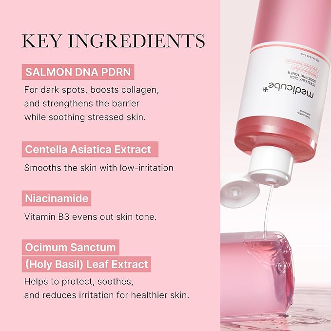 medicube PDRN Toner Salmon DNA PDRN CICA Soothing Toner | Lightweight & Watery - Image 2