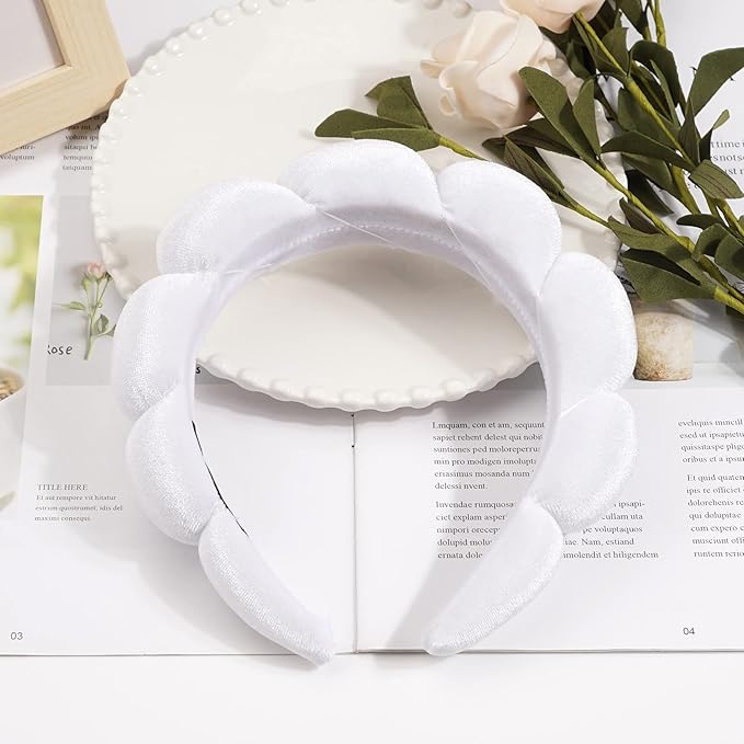 Ayesha Spa Headband for Washing Face Sponge Makeup Headbands Skincare Headband - Image 2