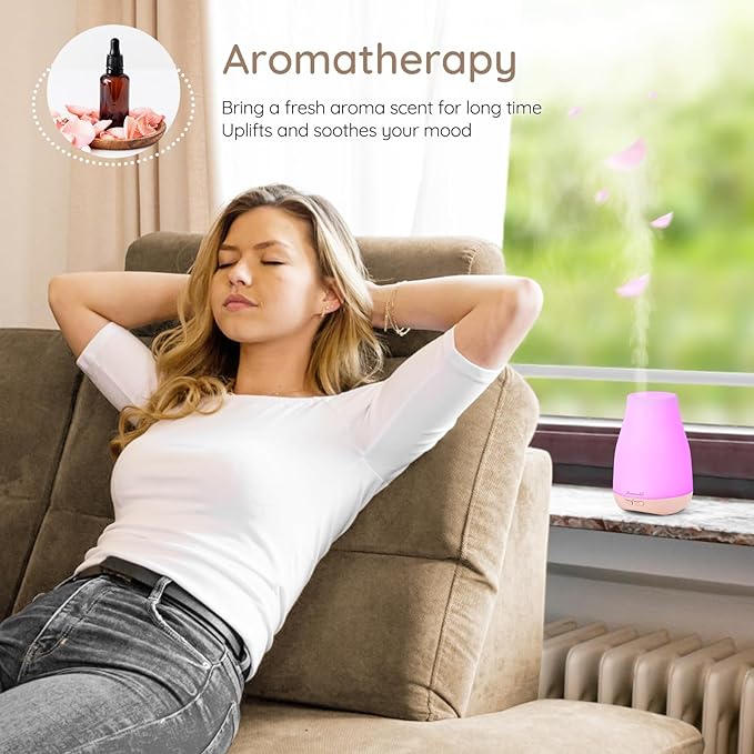 Homeweeks Diffusers, 100ml Colorful Essential Oil Diffuser - Image 3
