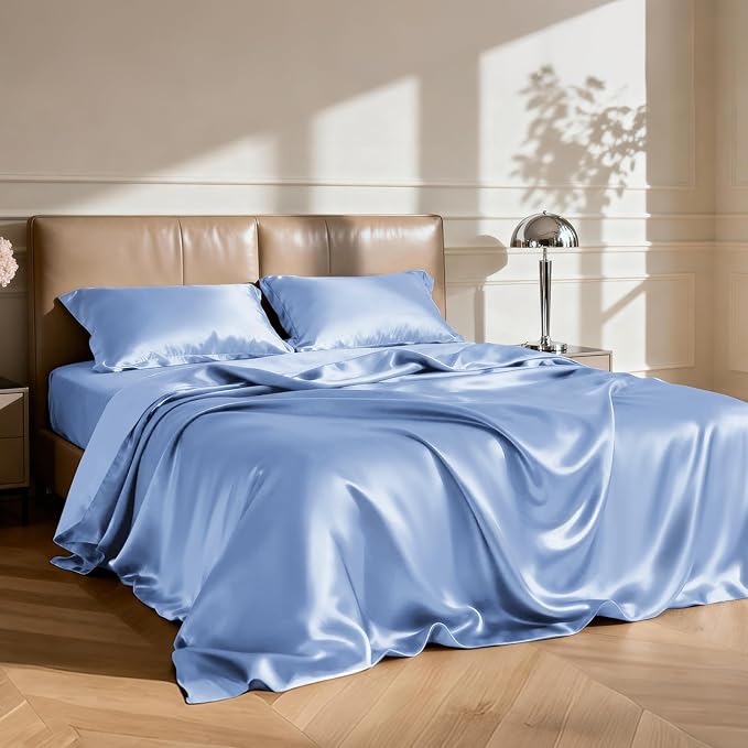 Love's cabin Full Size Satin Sheet Sets - Image 2