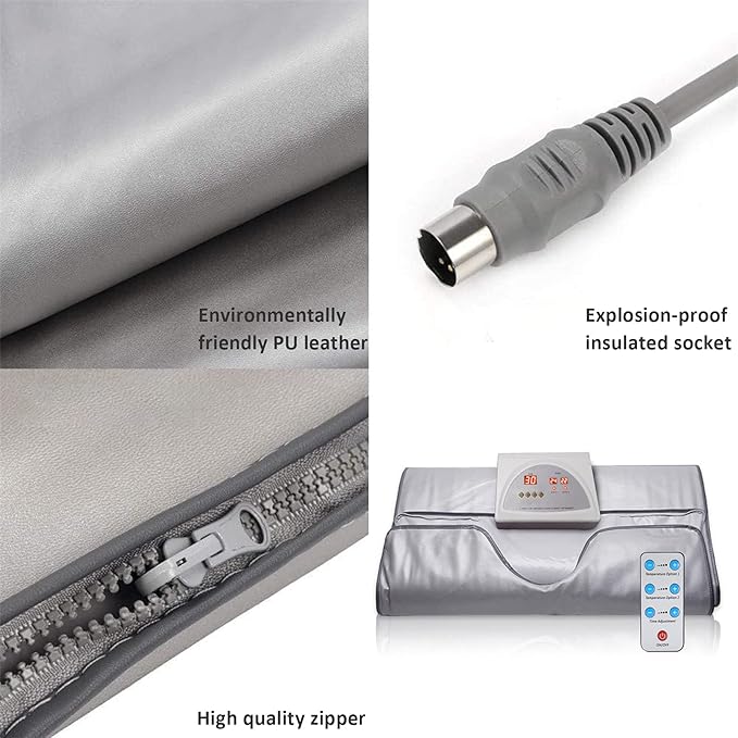 Infrared Sauna Blanket, Lightweight Portable Personal Steam Sauna Spa - Image 5