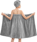 Bath Wrap Towels for Women – Adjustable Spa Shower Wrap by HJMJY
