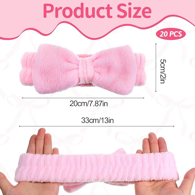 20 PCS Spa Headband Bulk, Hair Band - Image 2