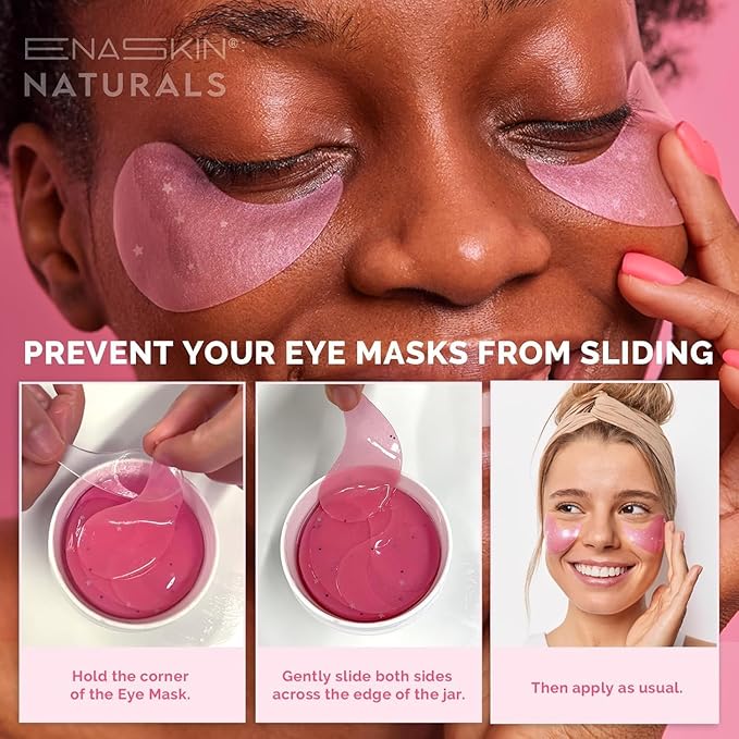 Under Eye Patches for Puffiness and Dark Circles: Caffeine Gel Masks for - Image 3