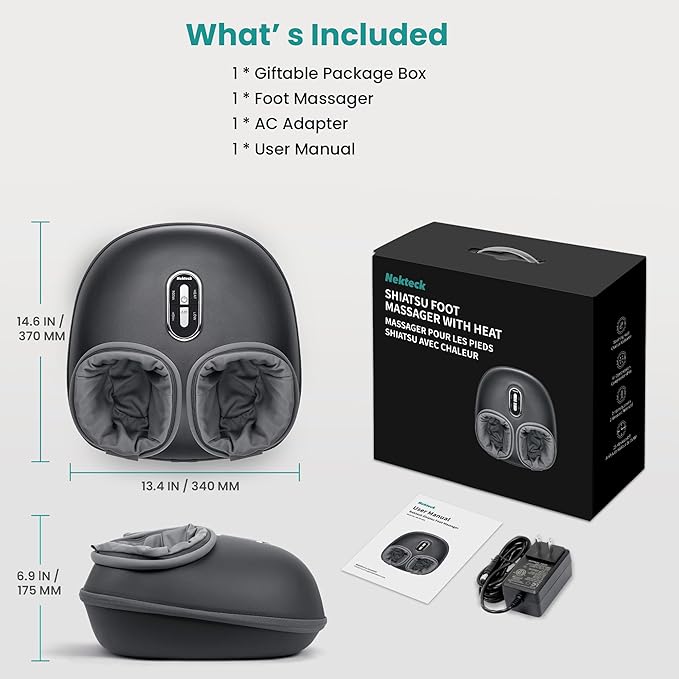 Nekteck Shiatsu Foot Massager - Image 9