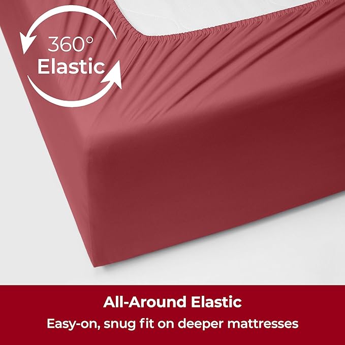 Mellanni Extra Deep Twin Sheets - Image 5