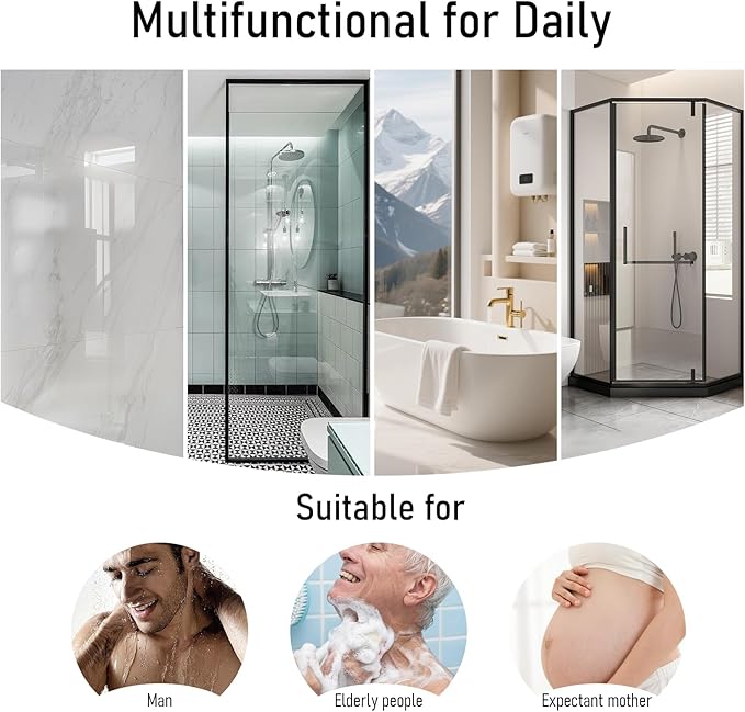 Back Scrubber Body Bath Cushion Tub Bathtub Back Lumbar Support Ergonomic - Image 10