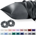 Satin Pillowcase for Hair 2pc, Similar to Silk Pillow Cases, Easier Care Than by Vielit