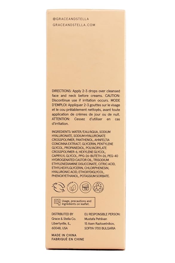grace & stella Award Winning Hyaluronic Acid Serum Hydrating Hyaluronic Acid - Image 9