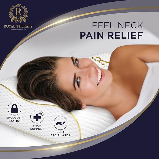 4-Layer Queen, Contour Pillow, Side Sleeper, Orthopedic, Neck Support, Pillow - Image 5